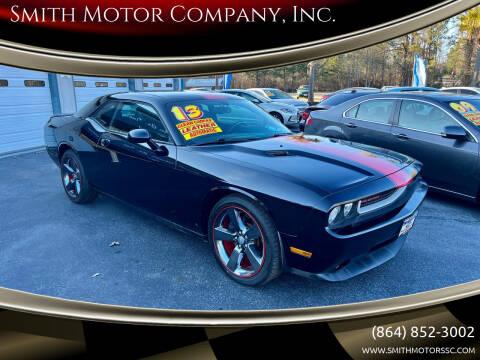 2013 Dodge Challenger for sale at Smith Motor Company, Inc. in Mc Cormick SC