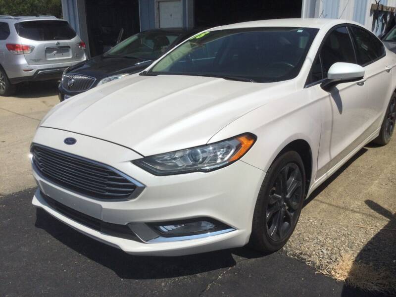 2018 Ford Fusion for sale at Robert Baum Motors in Holton KS