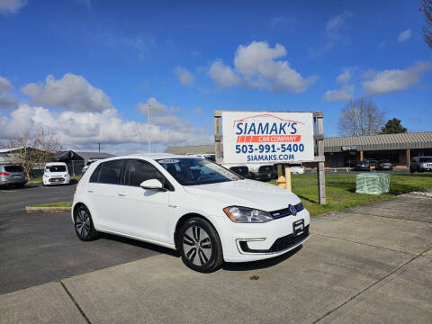 2016 Volkswagen e-Golf for sale at Woodburn Trailers in Woodburn OR