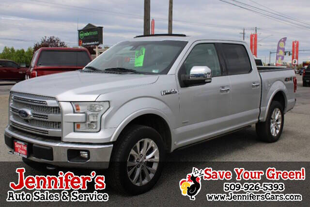 2015 Ford F-150 for sale at Jennifer's Auto Sales & Service in Spokane Valley, WA