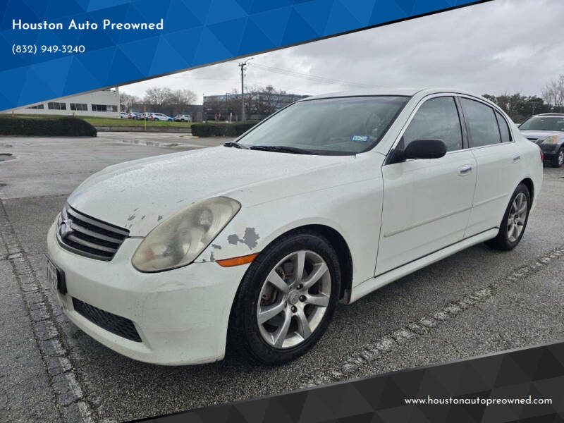 2005 Infiniti G35 for sale at Houston Auto Preowned in Houston TX