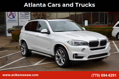 2016 BMW X5 for sale at Atlanta Cars and Trucks in Kennesaw GA