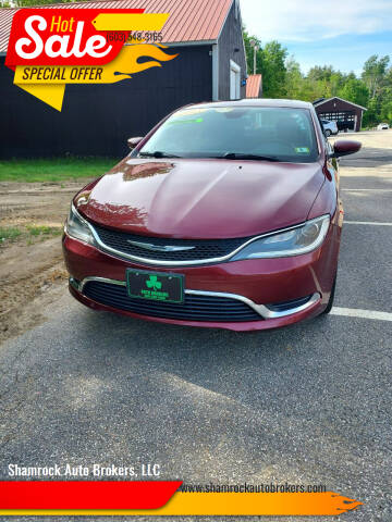 2015 Chrysler 200 for sale at Shamrock Auto Brokers, LLC in Belmont NH