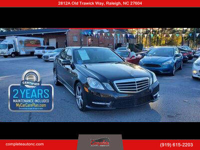 2012 Mercedes-Benz E-Class for sale at Complete Auto Center , Inc in Raleigh NC
