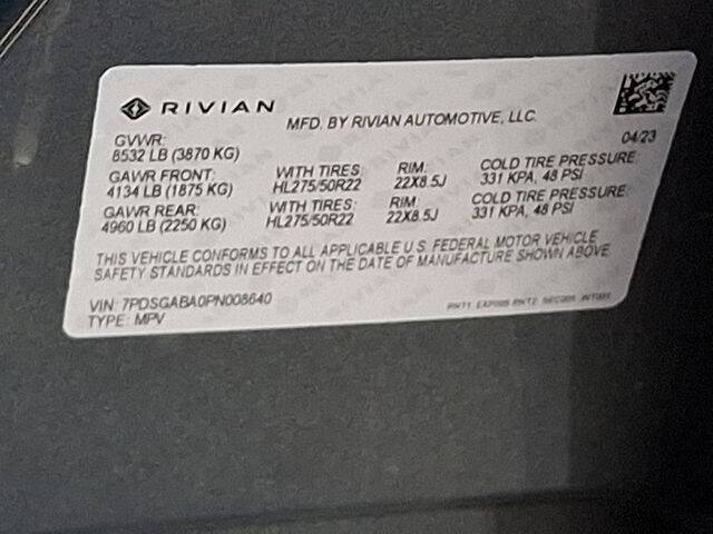 2023 Rivian R1S Adventure