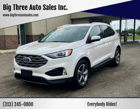 2019 Ford Edge for sale at Big Three Auto Sales Inc. in Detroit MI