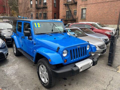 2012 Jeep Wrangler Unlimited for sale at ARXONDAS MOTORS in Yonkers NY