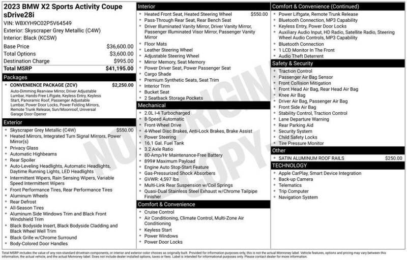 2023 BMW X2 sDrive28i