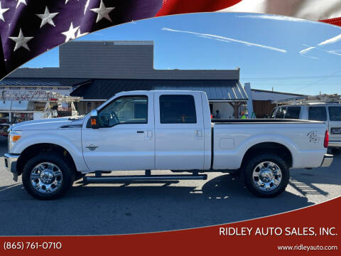 2016 Ford F-250 Super Duty for sale at Ridley Auto Sales, Inc. in White Pine TN