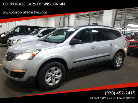 2013 Chevrolet Traverse for sale at CORPORATE CARS OF WISCONSIN in Sheboygan WI