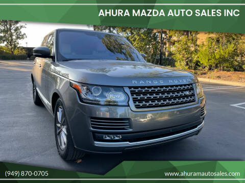 2017 Land Rover Range Rover for sale at Ahura Mazda Auto Sales Inc in Laguna Hills CA