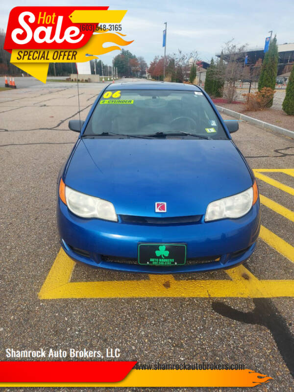 2006 Saturn Ion for sale at Shamrock Auto Brokers, LLC in Belmont NH