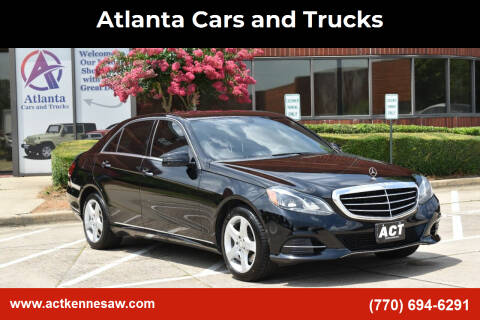 2015 Mercedes-Benz E-Class for sale at Atlanta Cars and Trucks in Kennesaw GA