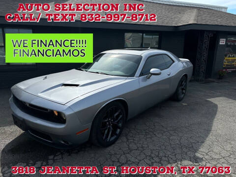 2015 Dodge Challenger for sale at Auto Selection Inc. in Houston TX