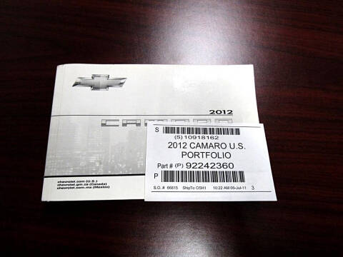 2012 Chevrolet Camaro SS