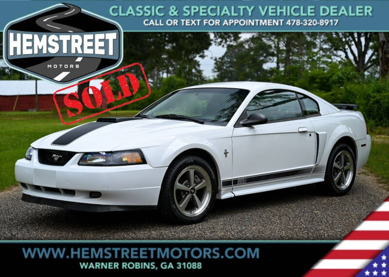 2003 Ford Mustang for sale at Hemstreet Motors in Warner Robins GA