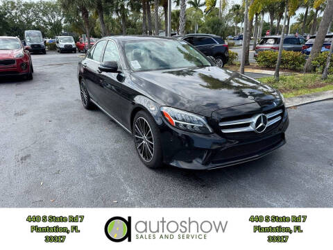 2021 Mercedes-Benz C-Class for sale at AUTOSHOW SALES & SERVICE in Plantation FL