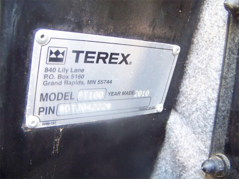 2010 Terex PT100F