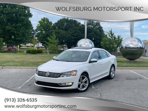 2013 Volkswagen Passat for sale at WOLFSBURG MOTORSPORT INC in Shawnee KS