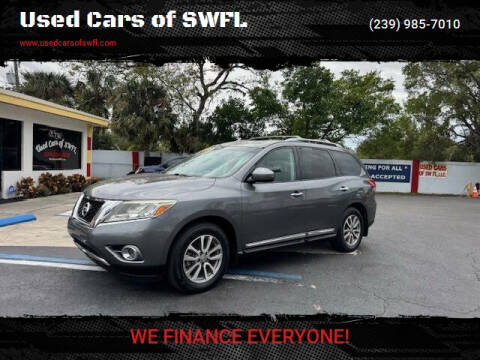 2016 Nissan Pathfinder for sale at Used Cars of SWFL in Fort Myers FL