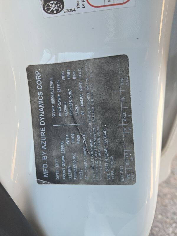 2012 Ford Transit Connect Electric XLT