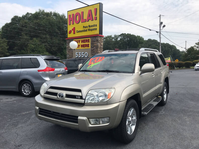 2004 Toyota 4Runner for sale at No Full Coverage Auto Sales in Austell GA