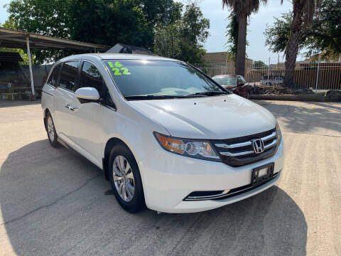 2016 Honda Odyssey for sale at De La Paz Auto Sales Inc. in Houston TX