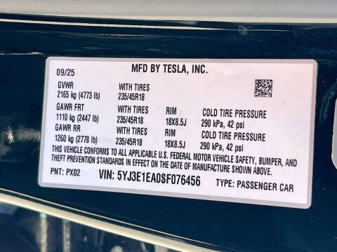 2025 Tesla Model 3 Long Range