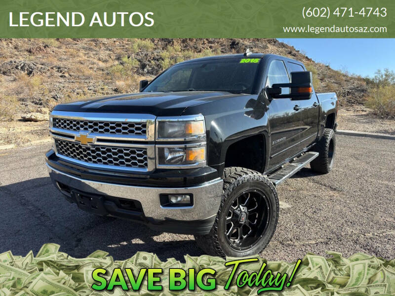 2015 Chevrolet Silverado 1500 for sale at LEGEND AUTOS in Phoenix AZ
