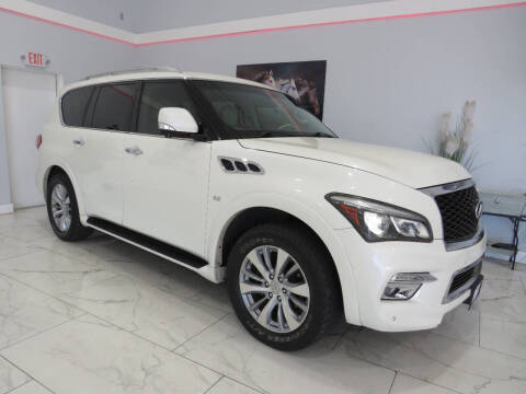 2015 Infiniti QX80 for sale at Dealer One Auto Credit in Oklahoma City OK