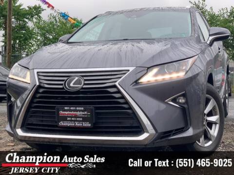 2019 Lexus RX 350 for sale at CHAMPION AUTO SALES OF JERSEY CITY in Jersey City NJ