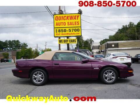 1996 Chevrolet Camaro for sale at Quickway Auto Sales in Hackettstown NJ