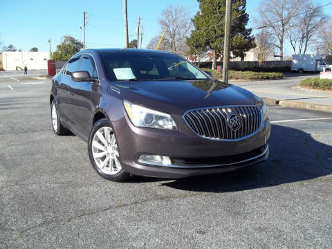 2014 Buick LaCrosse for sale at CORTEZ AUTO SALES INC in Marietta GA
