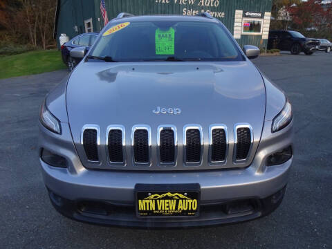 2016 Jeep Cherokee for sale at MOUNTAIN VIEW AUTO in Lyndonville VT