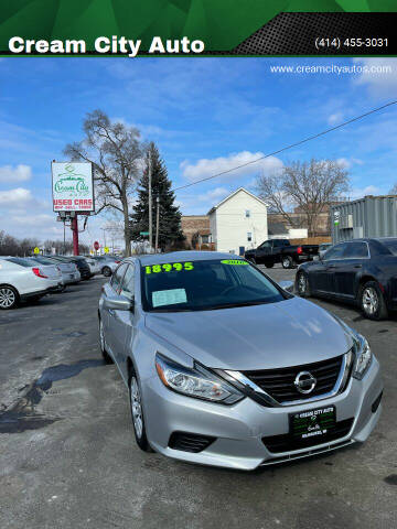 2016 Nissan Altima for sale at Cream City Auto in Milwaukee WI