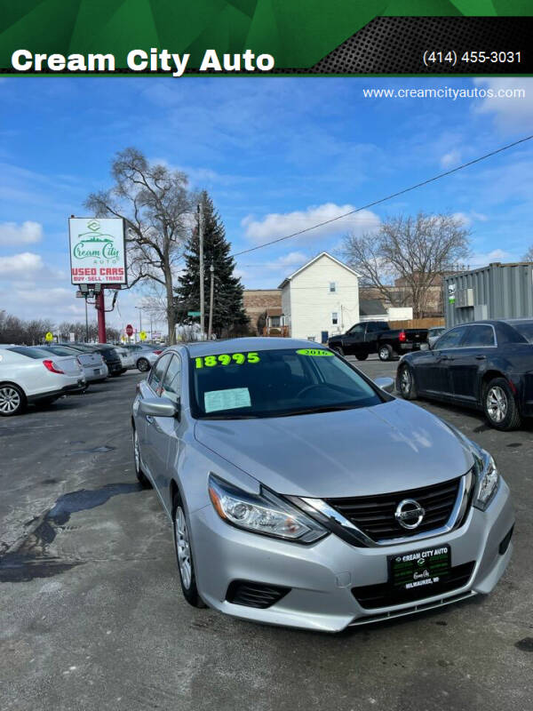 2016 Nissan Altima for sale at Cream City Auto in Milwaukee WI