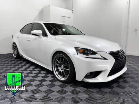 2016 Lexus IS 200t for sale at Sunset Auto Wholesale in Tacoma WA