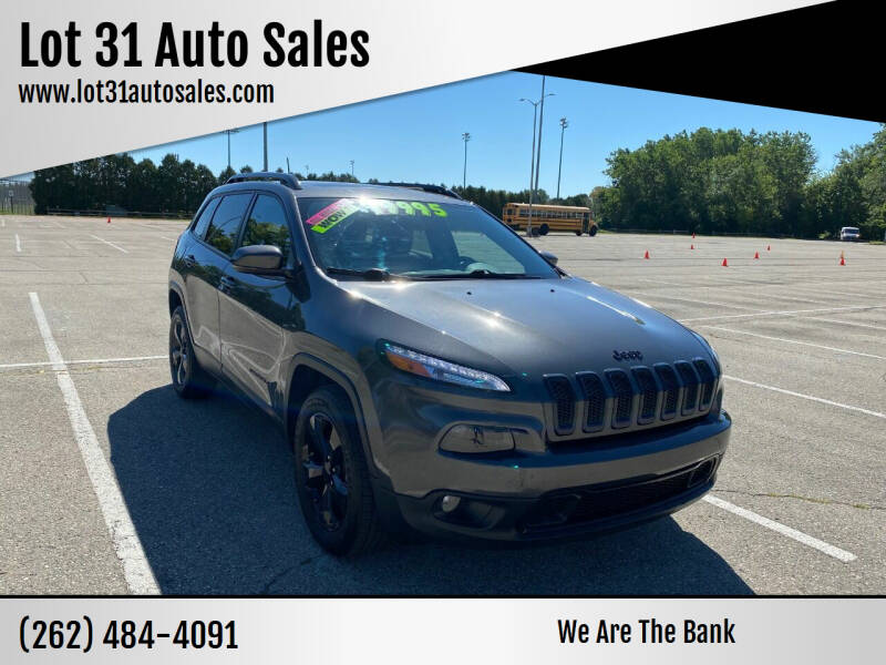 2016 Jeep Cherokee for sale at Lot 31 Auto Sales in Kenosha WI