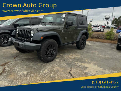 2015 Jeep Wrangler for sale at Crown Auto Group in Whiteville NC