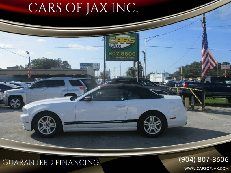 2014 Ford Mustang for sale at CARS OF JAX INC. in Jacksonville FL