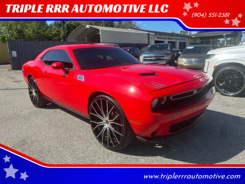 2016 Dodge Challenger for sale at TRIPLE RRR AUTOMOTIVE LLC in Jacksonville FL