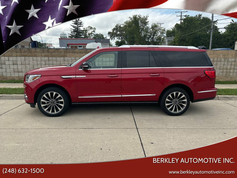 2020 Lincoln Navigator L for sale at Berkley Automotive Inc. in Berkley MI