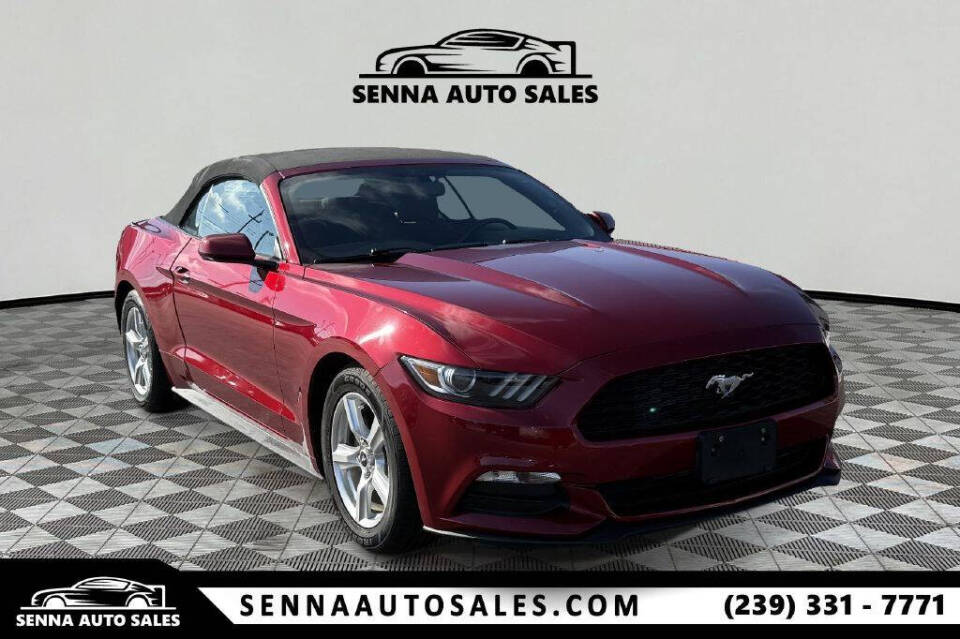 2015 Ford Mustang for sale at SENNA AUTO SALES in Naples, FL