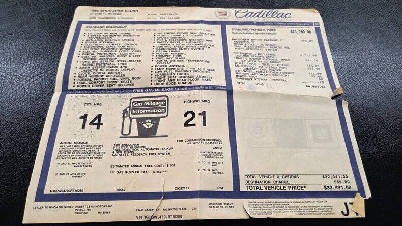 1990 Cadillac Brougham
