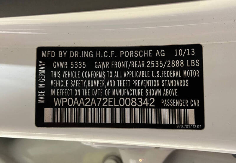 2014 Porsche Panamera 4