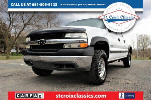 2002 Chevrolet Silverado 2500HD for sale at St. Croix Classics in Lakeland MN