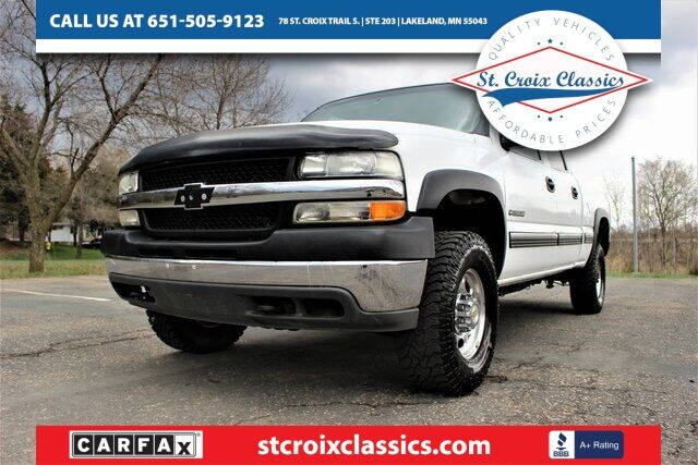 2002 Chevrolet Silverado 2500HD for sale at St. Croix Classics in Lakeland MN