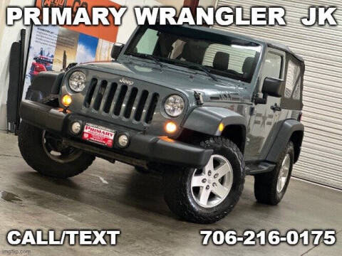 2014 Jeep Wrangler for sale at Primary Jeep Argo Powersports Golf Carts in Dawsonville GA