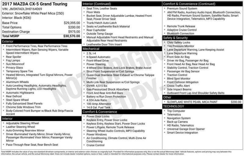 2017 Mazda CX-5 Grand Touring