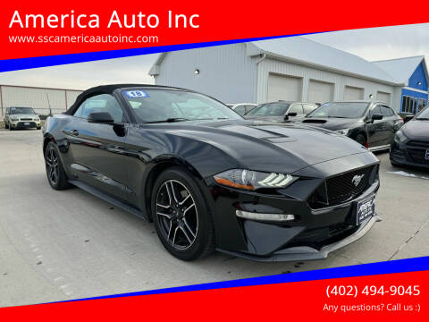 2018 Ford Mustang for sale at America Auto Inc in South Sioux City NE